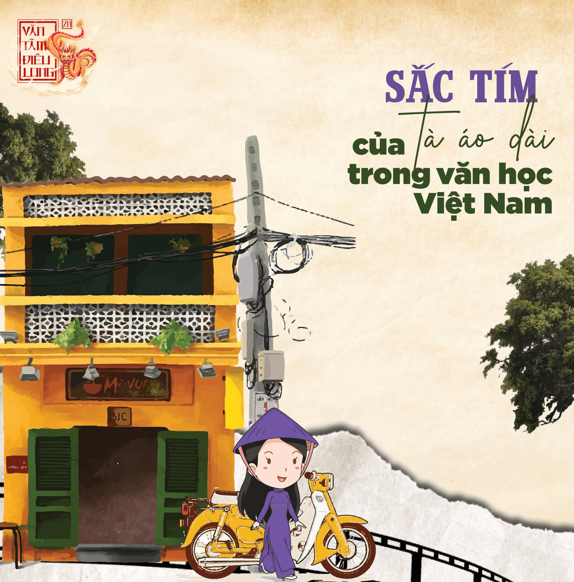 Ảnh bìa cho bài NGŨ SẮC - SẮC TÍM TÀ ÁO DÀI