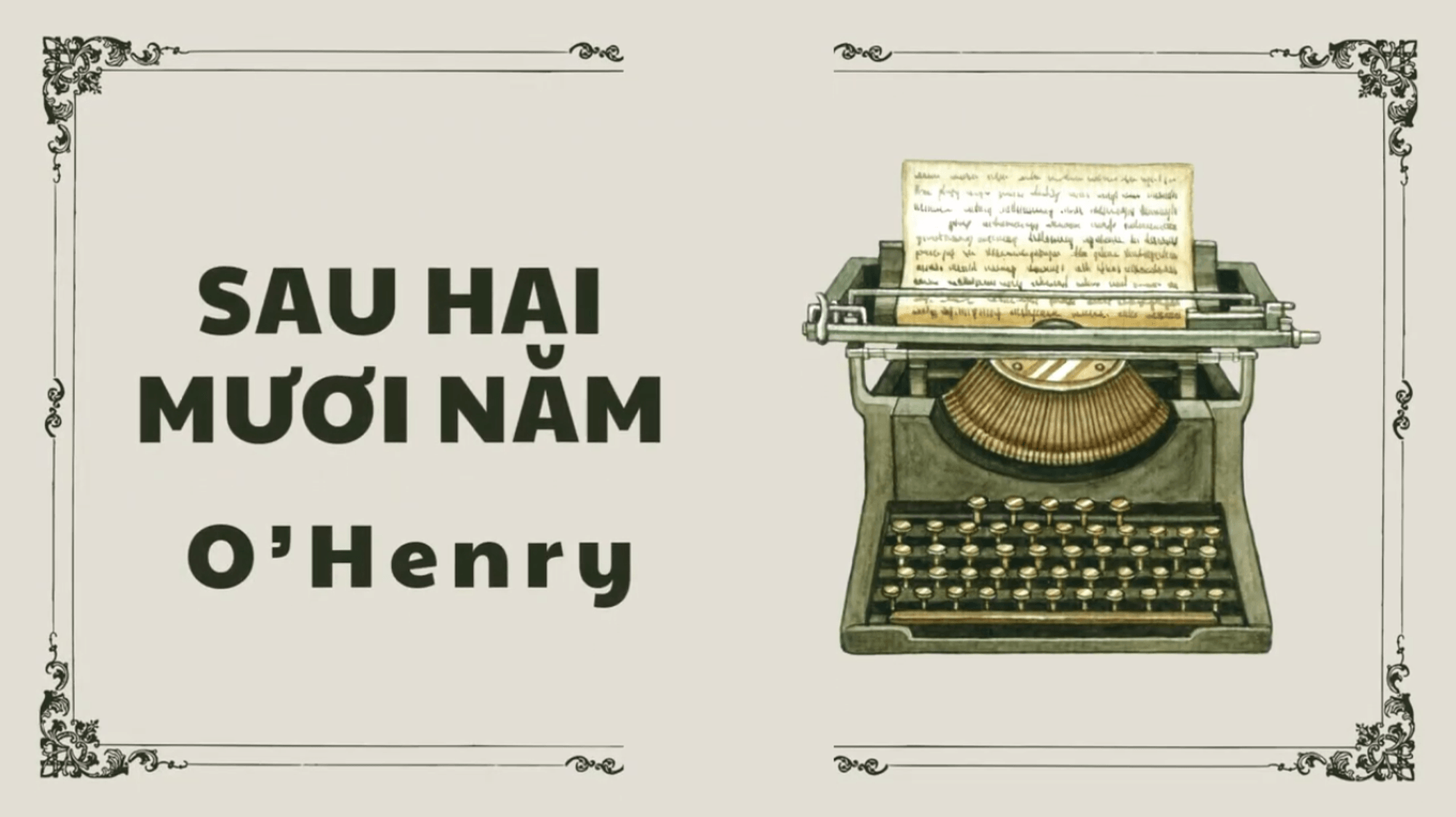 Ảnh bìa cho bài Podcast - SAU HAI MƯƠI NĂM (O' Henry)